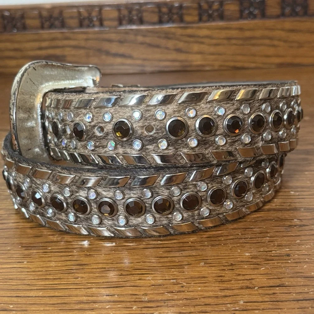 Western Cowgirl Bling Belt M 38